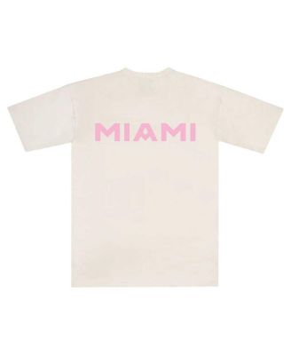 Men's and Women's Cream Inter Miami CF Essentials T-Shirt