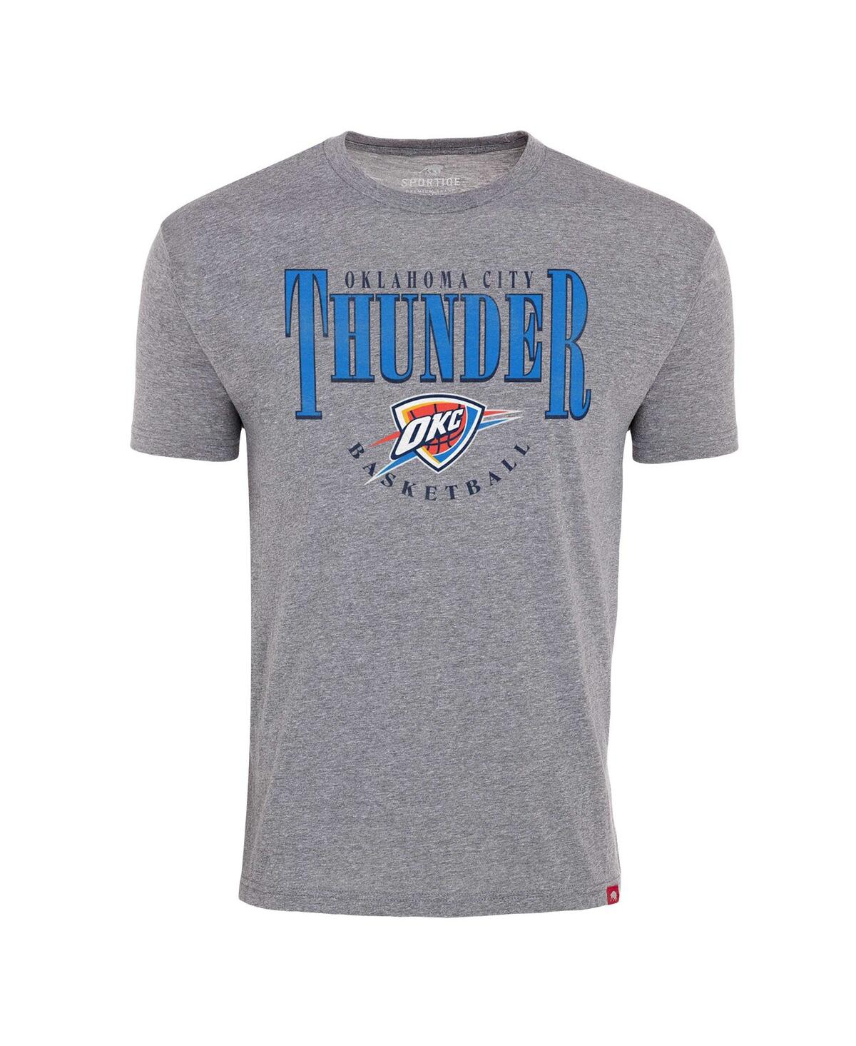 Sportiqe Men'sOklahoma City Thunder Comfy Tri-Blend T-Shirt - Gray