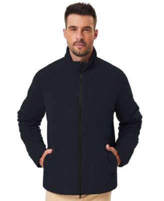 Hawke & Co. - Men's Quilted Stretch Full-Zip Jacket