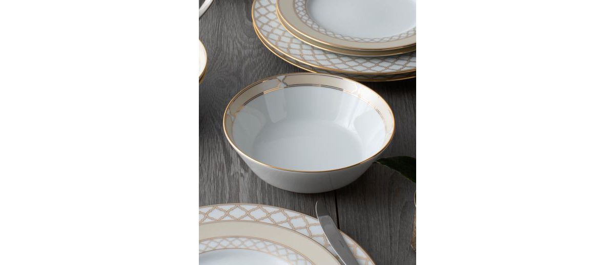 Noritake Eternal Palace Gold 12-Pc Dinnerware Set, Service for 4 - White And Gold
