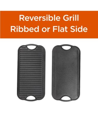 Pre-seasoned Cast iron Reversible Grill Griddle