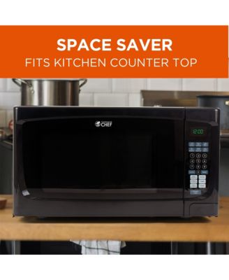 1.4 Cu. Ft. Counter Top Microwave, Black