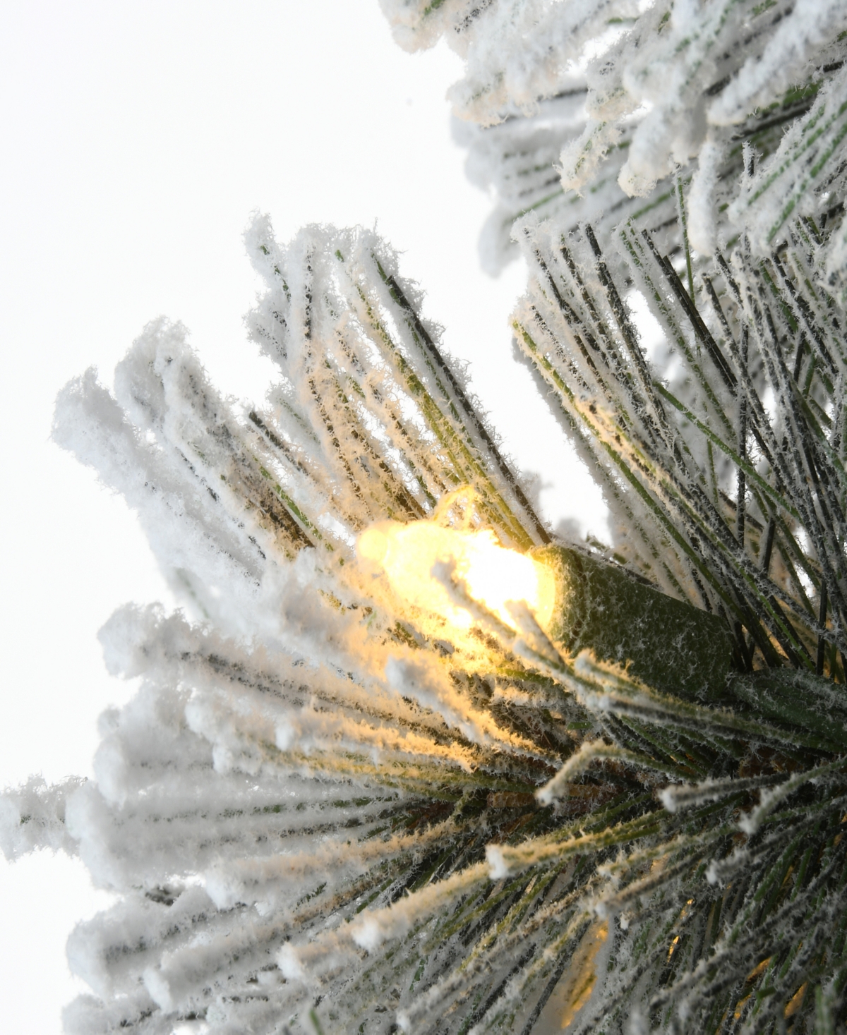 NATIONAL TREE COMPANY PRE-LIT FEEL REAL SNOWY POGUE PINE ARTIFICIAL CHRISTMAS ENTRANCE TREE 5 FT. 