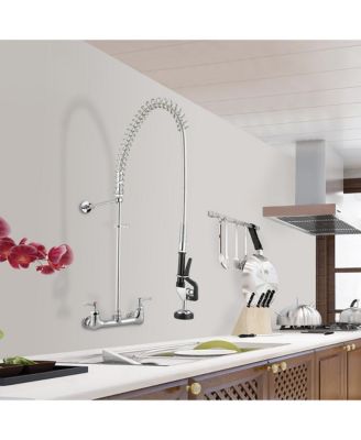 Pre-Rinse Sprühkopf Für Geschirrspüler – Multifunktional, Chrom/Schwarz, Handfreies Design, Wassersparend