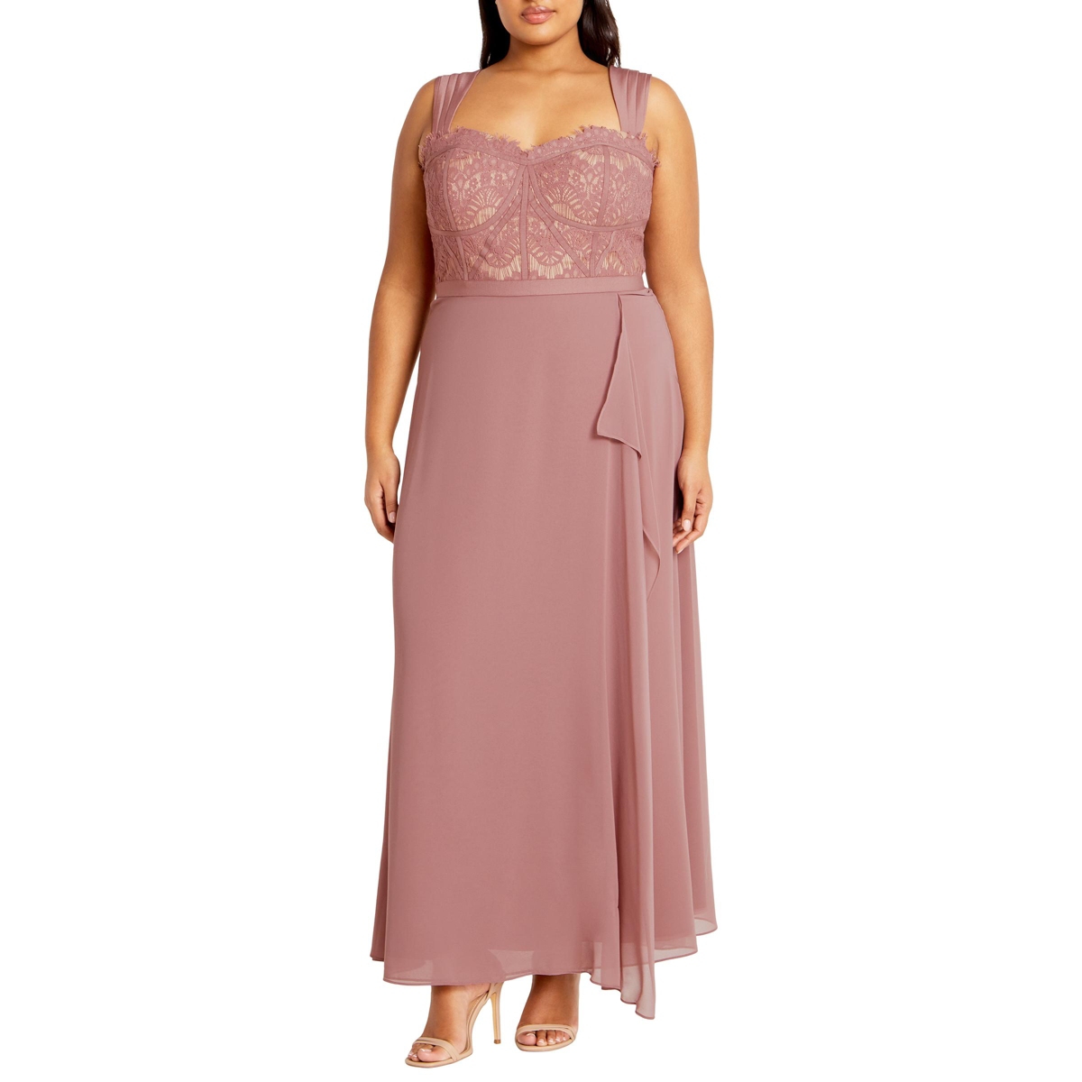 City Chic Plus Sweet Evie Maxi Dress