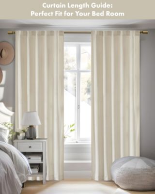 Colt Room Darkening Velvet Thermal Insulated Curtain Panel Pair, 37"W x 84"L