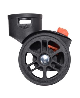 2Pcs 2" Swivel Replacement Wheel Caster with Locking Brake for AW Makeup Case