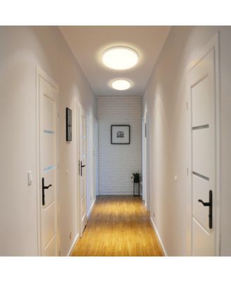 16" Flush Mount Ceiling Light 32W LED 3 Color Kitchen Lamp Home Fixture 2 Pack