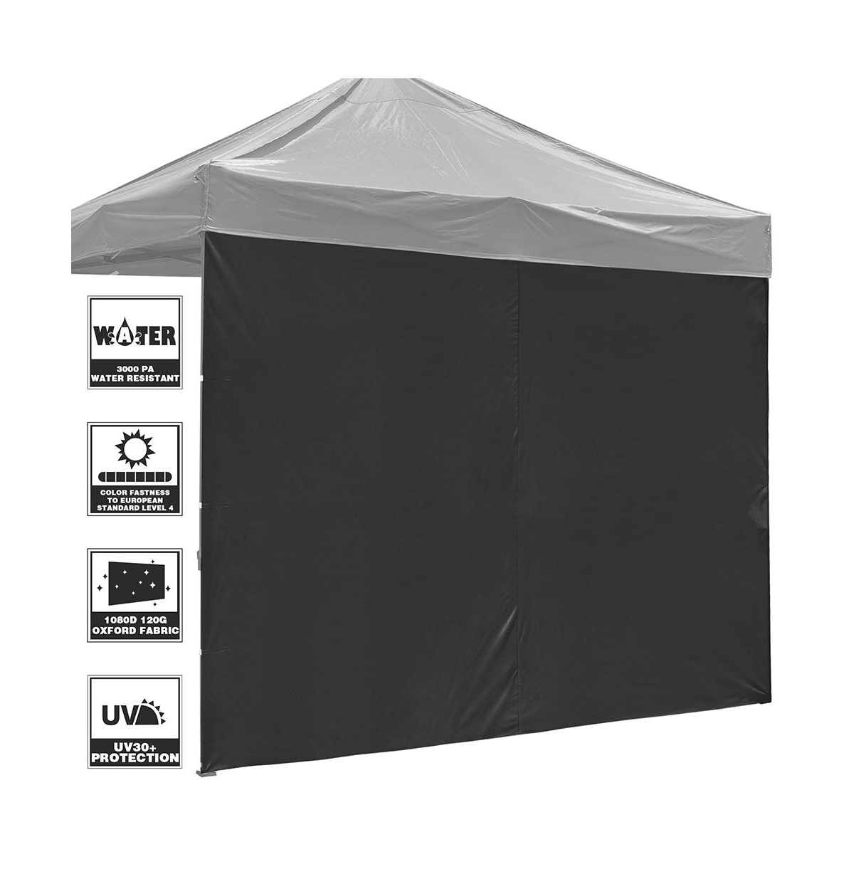 InstaHibit 1080D Privacy Sidewall UV30+ 120g Fits 10x10ft Canopy Gazebo 2 Pieces