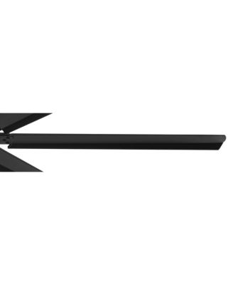 65" Modern Industrial Outdoor Ceiling Fan with Dimmable LED Light Remote Control Matte Black Wet for Patio Exterior