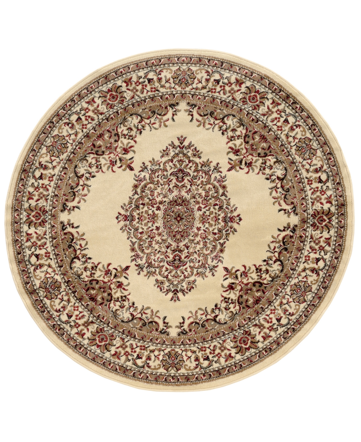 KM HOME CLOSEOUT! KM HOME PESARO 5'3"X5'3" ROUND AREA RUG 