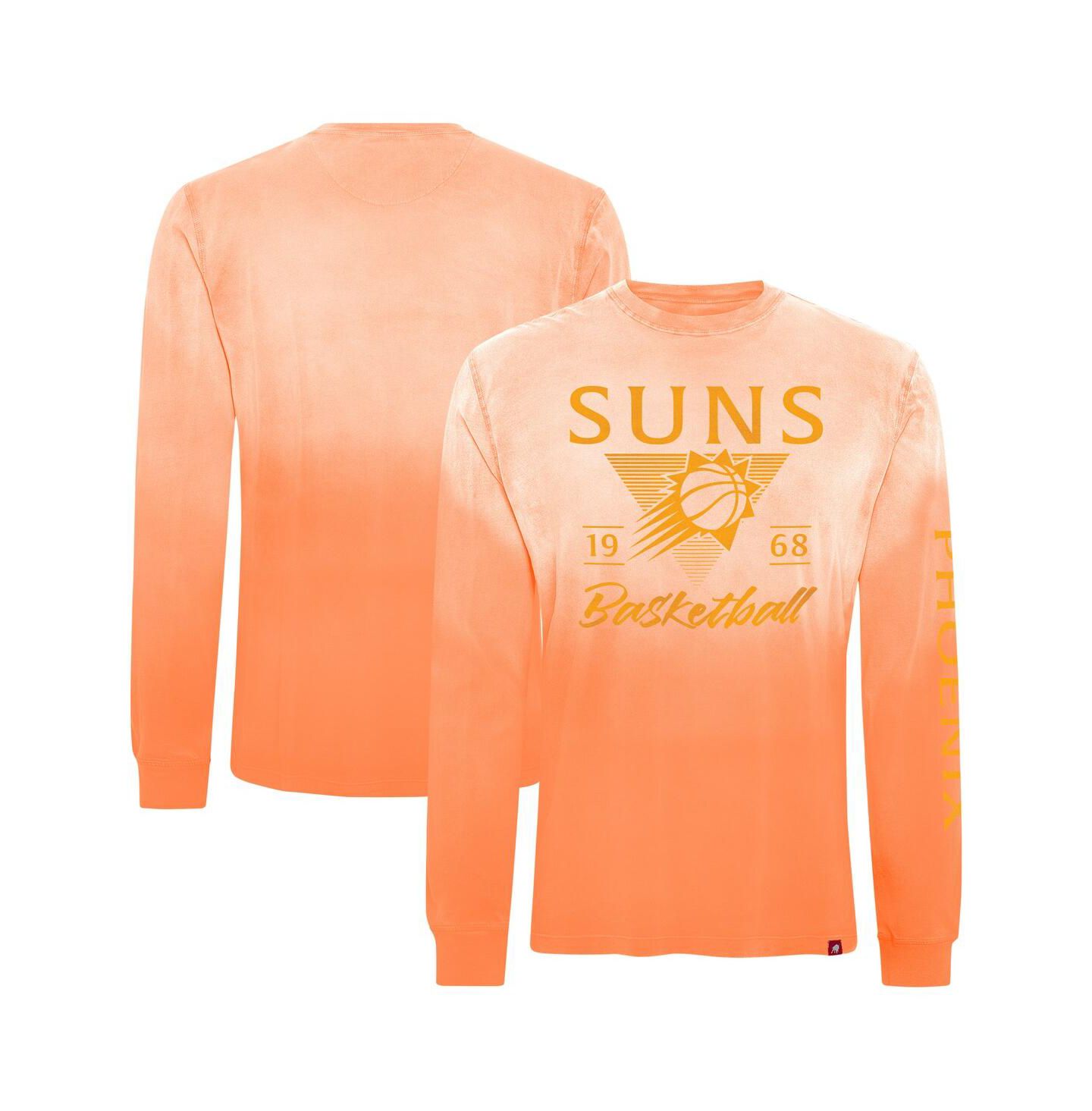 Футболка Sportiqe Orange Phoenix Suns Mohave Sun-Dipped Long Sleeve — фото 1