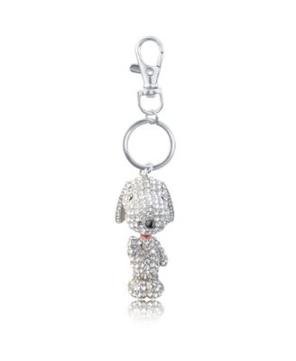 Snoopy Pave 3D Bling Keychain - Bag Charm, Backpack Accessories, Travel Collectible Gift Keychains