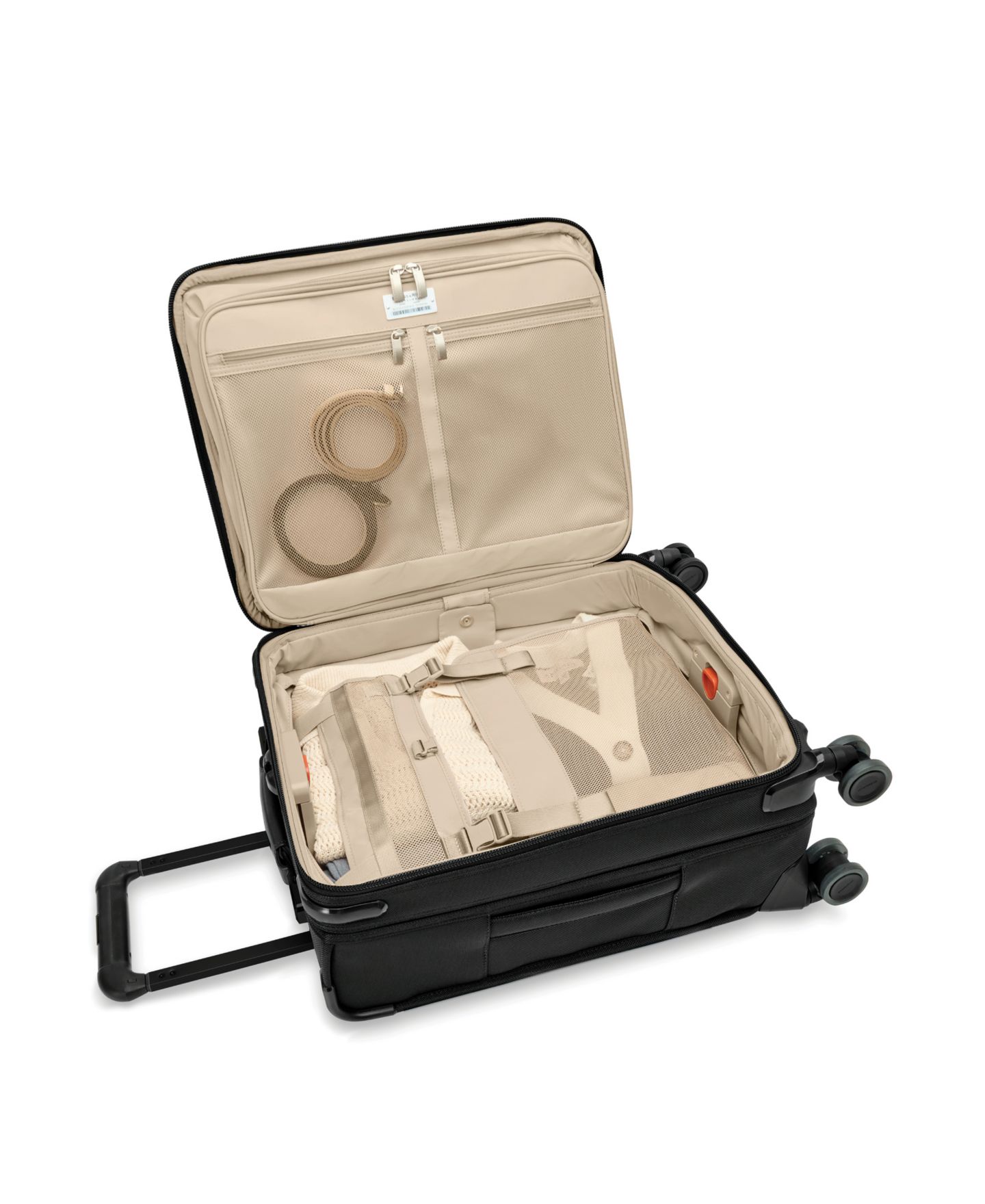 Чемодан Briggs & Riley Baseline Global Carry-On Spinner, цвет: Чёрный — фото 14