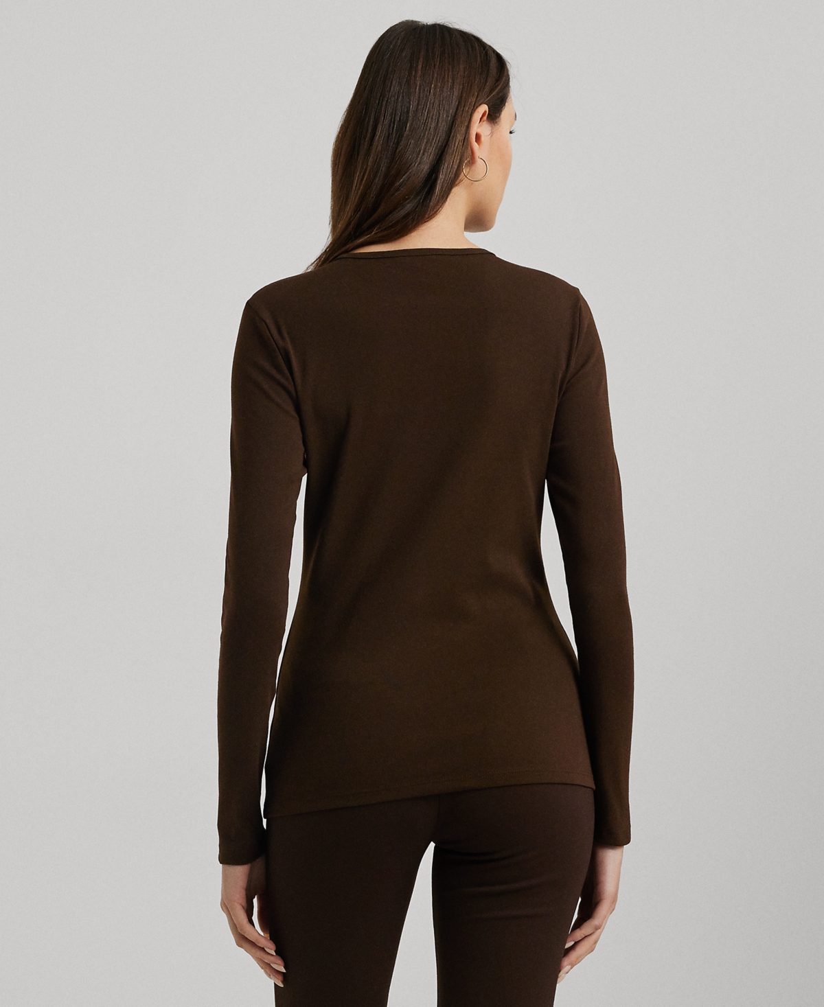 Lauren Ralph Lauren Petite Slim-Fit Crewneck Top