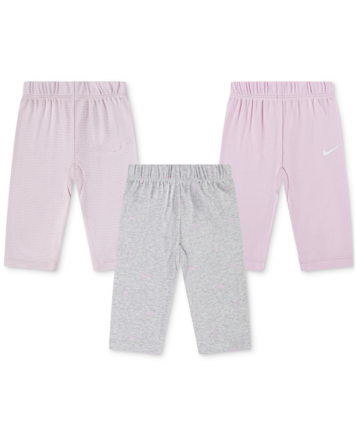 Nike Baby Boys Essentials Pull-On Pants, Pack of 3 - Birch Heather