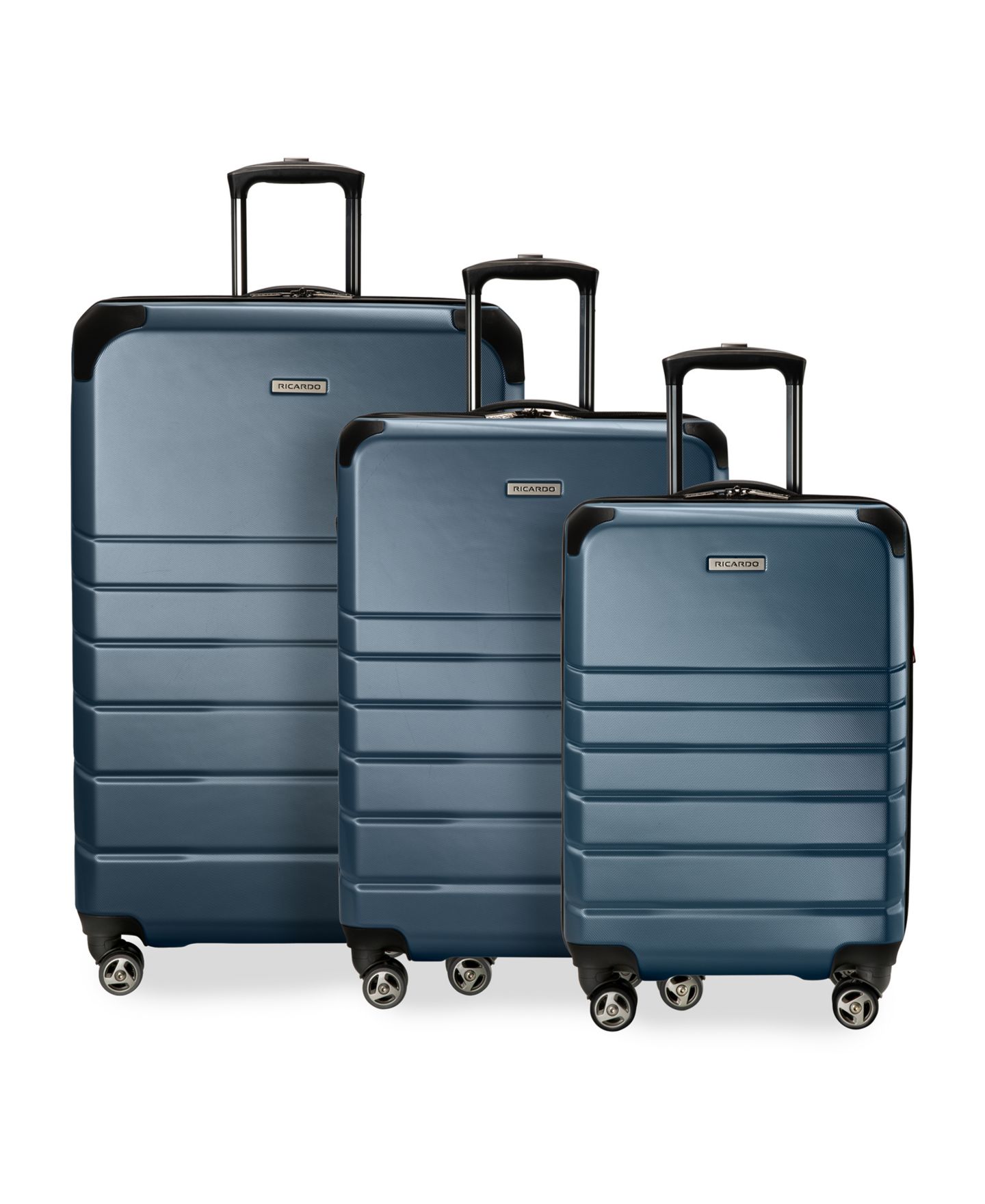 Чемодан Ricardo Orinda Hardside Carry-on Spinner, цвет: Синий — фото 7