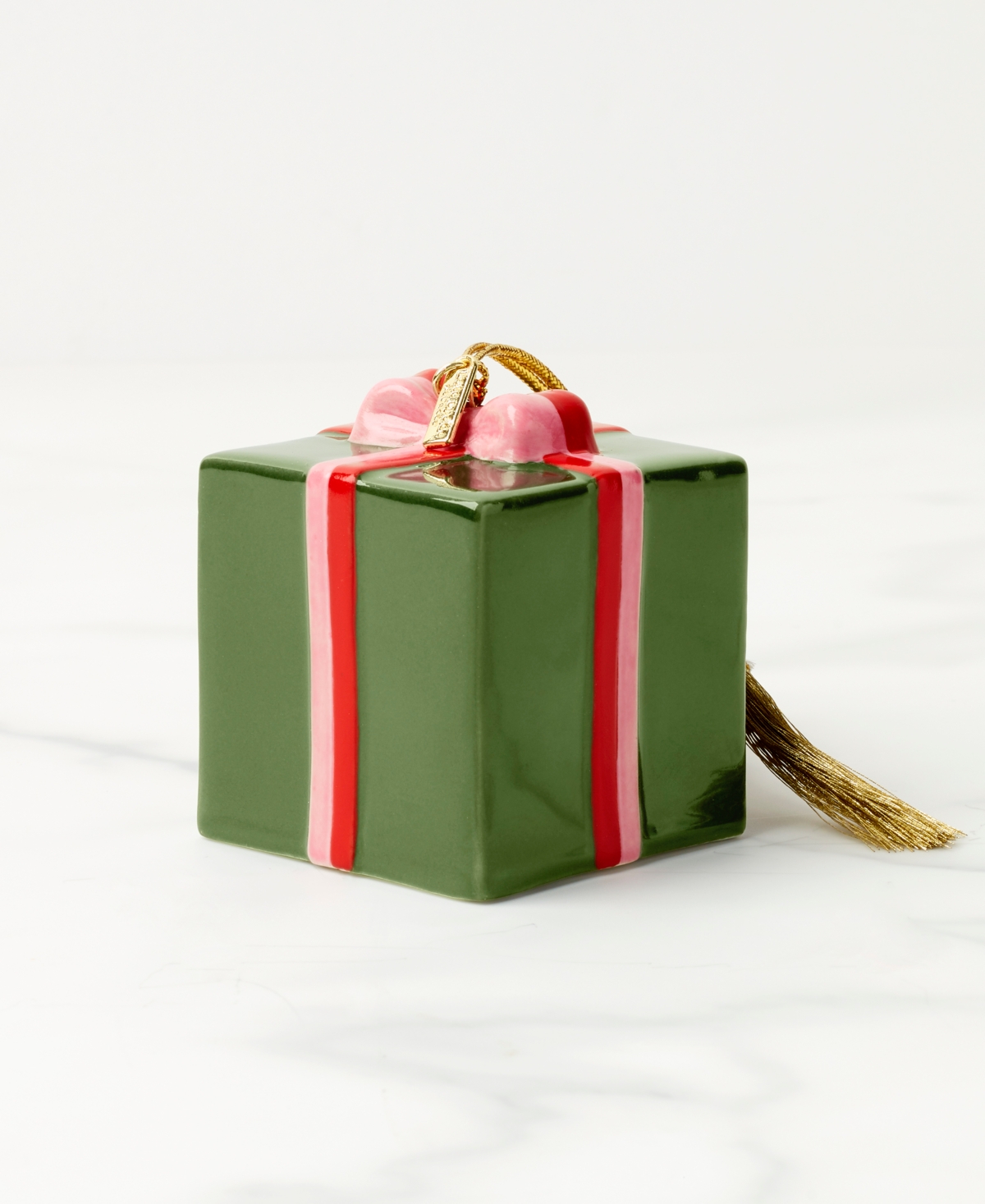 KATE SPADE BE JOLLY CHRISTMAS GIFT ORNAMENT 