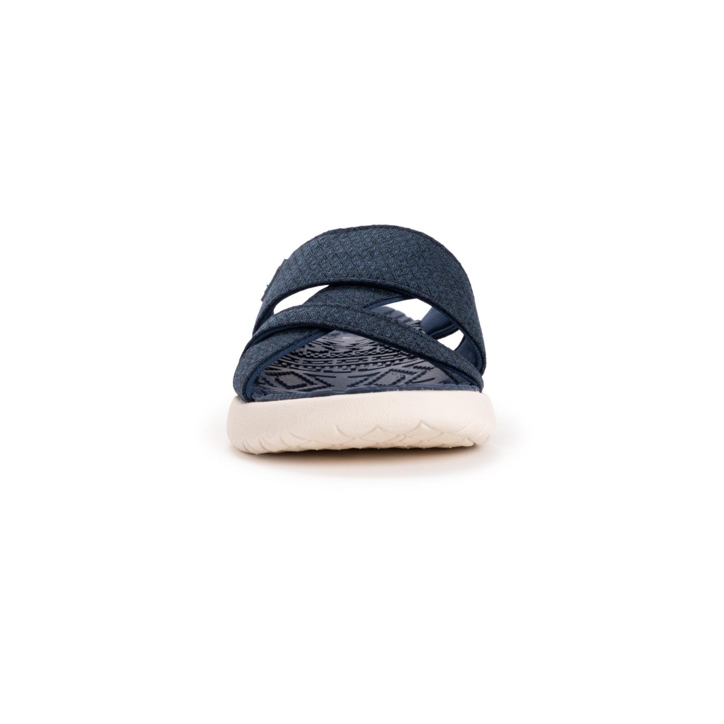 Женские сандалии MUK LUKS Sassy Cross-Over Slide, цвет: Тёмно-синий — фото 4