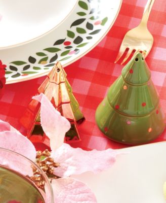 Kate Spade Figural Evergreen Tree Salt Pepper Set