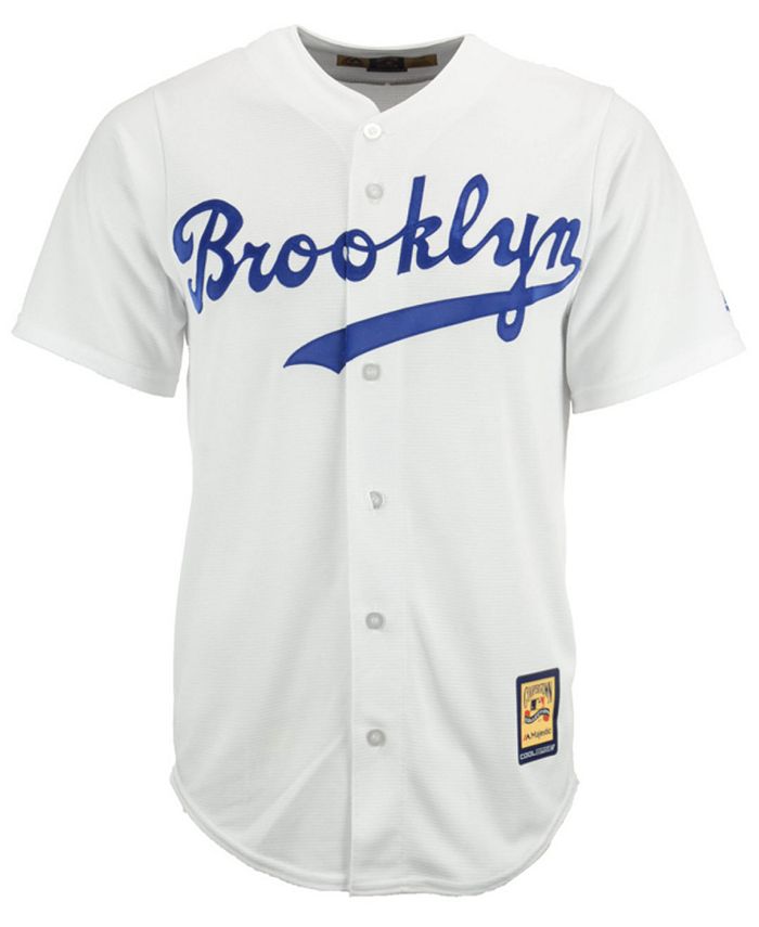 JACKIE ROBINSON  Brooklyn Dodgers Majestic Baseball Throwback Jersey