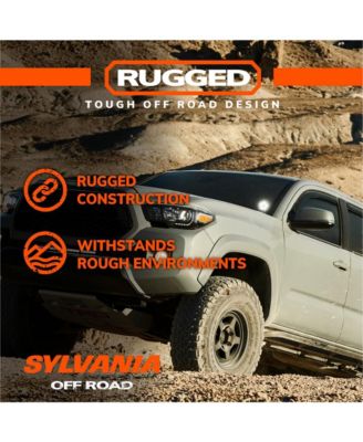 Rugged 3-Inch Round LED Light Pods | Flood Beam | 1400 Lumens | Off-Road Driving Work Lights (2-Pack)