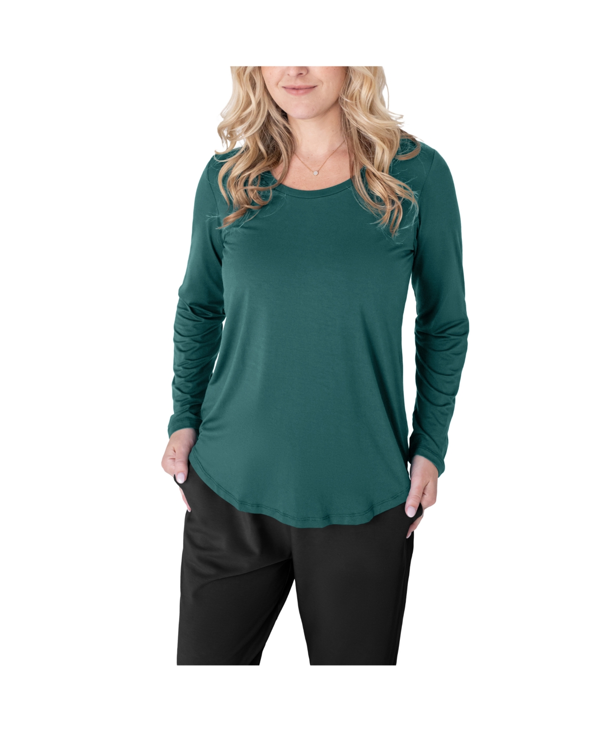 Kindred Bravely Plus Size Nursing Long Sleeve T-shirt