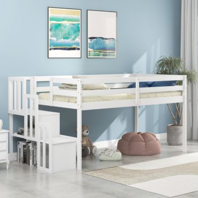 Streamdale Loft Bed With Staircase