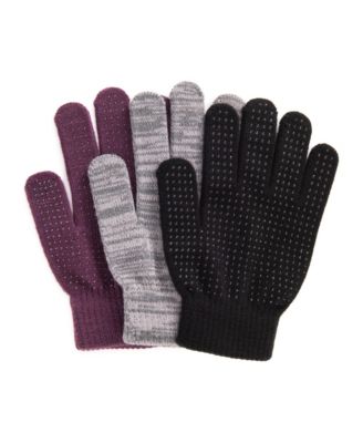 Women's 3 Pair Pack of Gloves