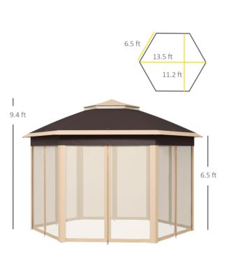 Foldable Pop-Up Gazebo with Carrying Bag for Outdoor Activities