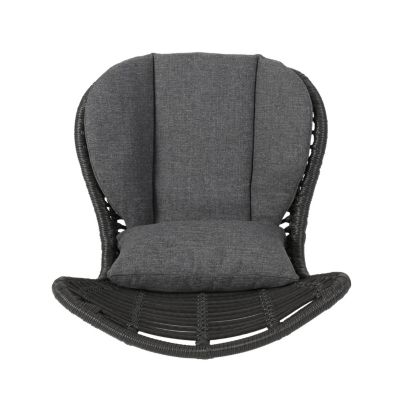 Streamdale Modern Rattan Accent Chair with Water-Resistant Cushions