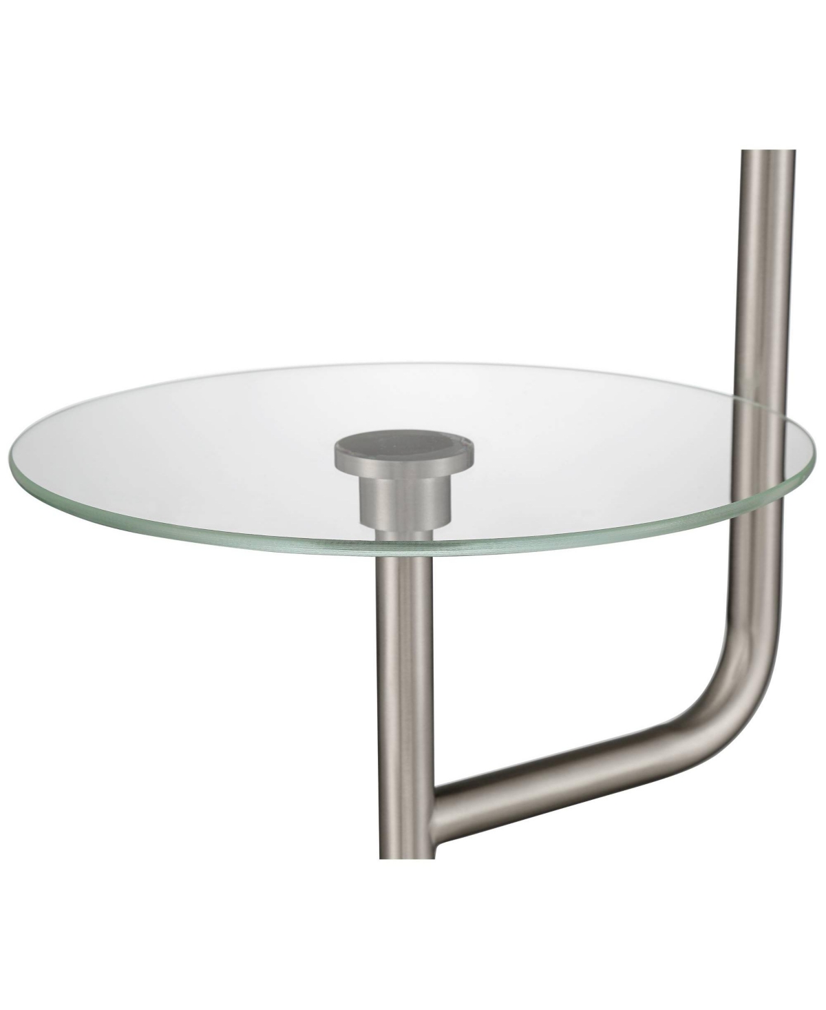 Possini Euro Design Piccolo Modern Floor Lamp with Tray End Table 60 1/2