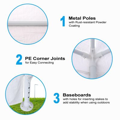 Streamdale 10&#39;x10&#39; Outdoor Party Tent with Removable Walls