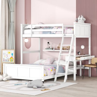 Twin Over Full Bunk Bed With