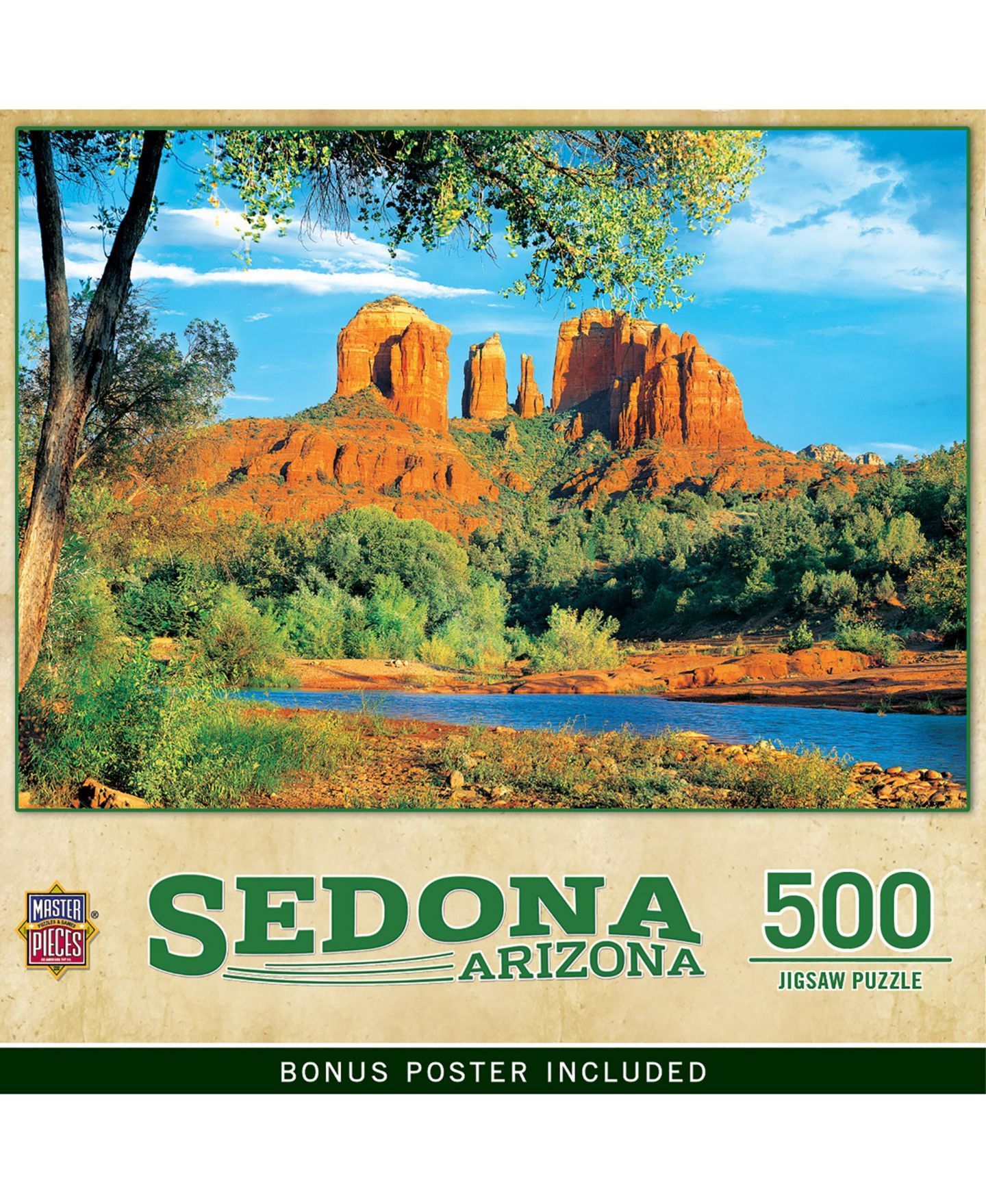 Пазл MasterPieces Puzzles Sedona, Arizona, 500 деталей, от 11 лет, цвет: Разноцветный — фото 1