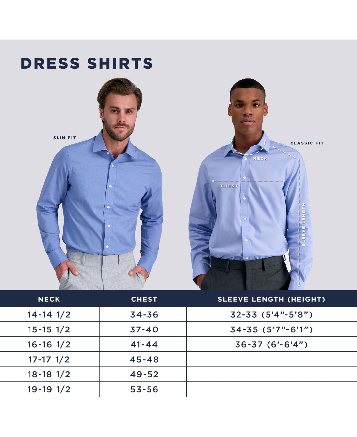Мужская рубашка Haggar Classic-Fit Smart Wash Dress Shirt, цвет: Чёрный клетчатый — фото 5