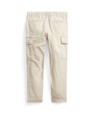 Toddler and Little Boys Stretch Chino Cargo Pant