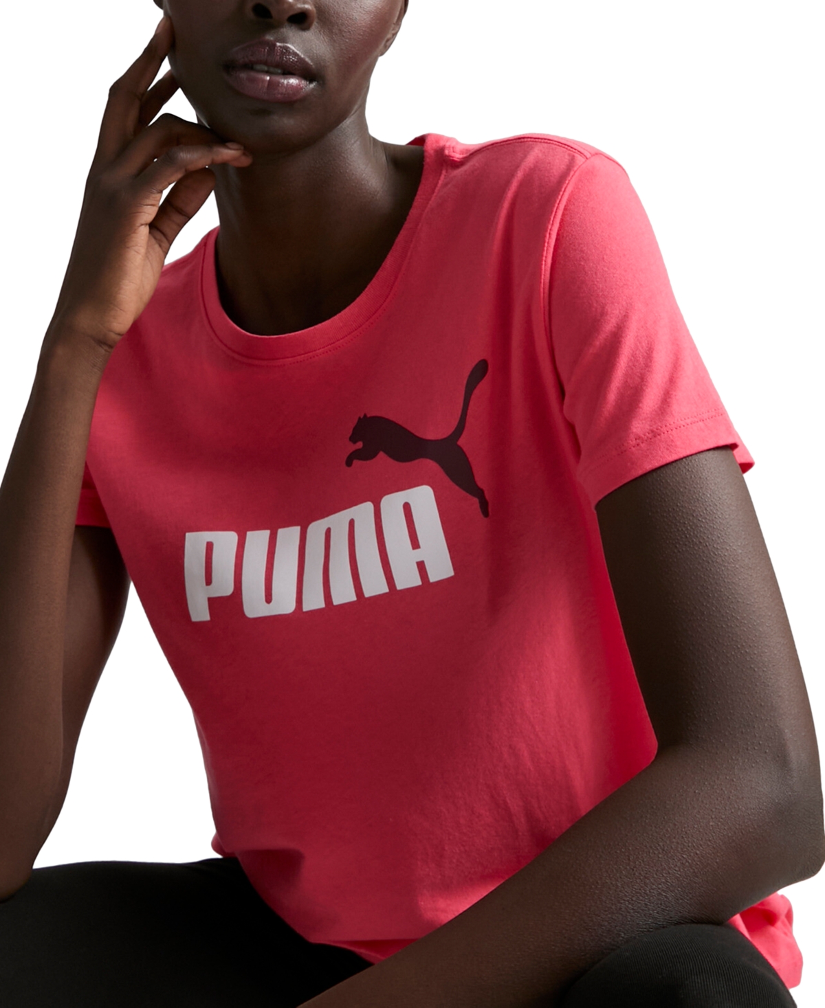 Puma Women's Essentials Graphic Short Sleeve T-Shirt
