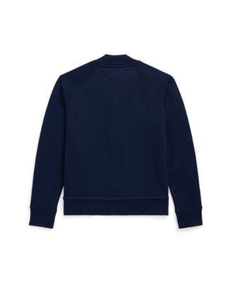 Big Boys Logo Fleece Baseball Jacket