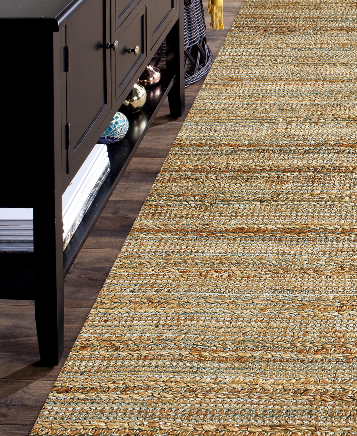 Lr Home Origin 2'6"x7'9" Runner Area Rug In Tan,teal