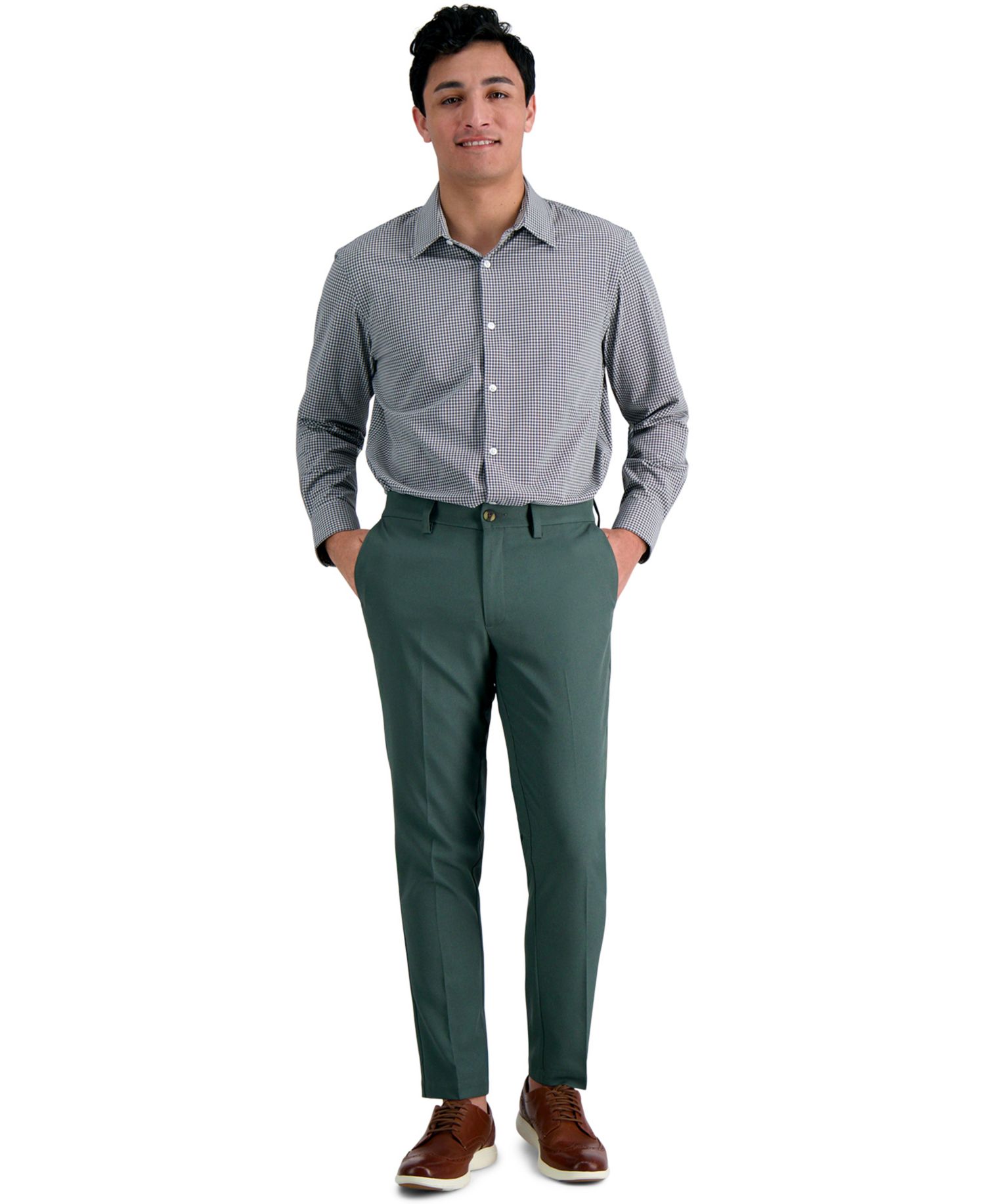 Men's Classic-Fit Smart Wash Dress Shirt