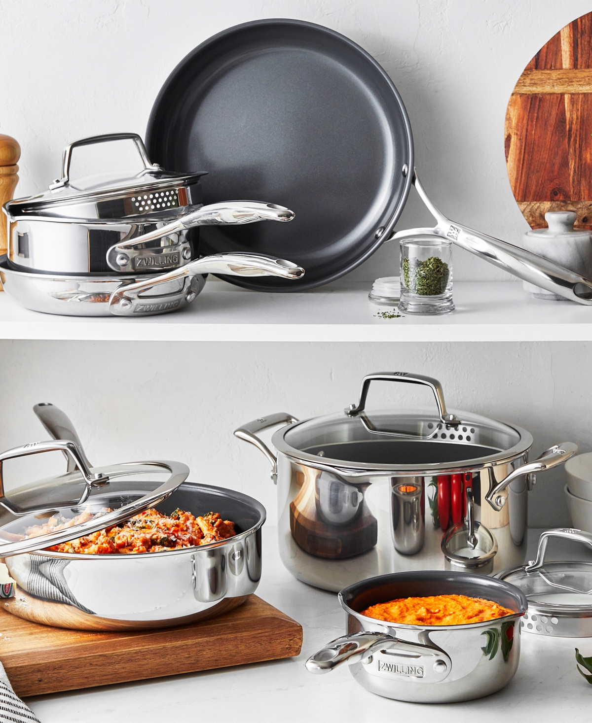 ZWILLING ENERGY PLUS 10PC COOKWARE SET 