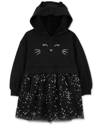 Carter s Toddler Girls Cat Hooded Tulle Dress Macy s