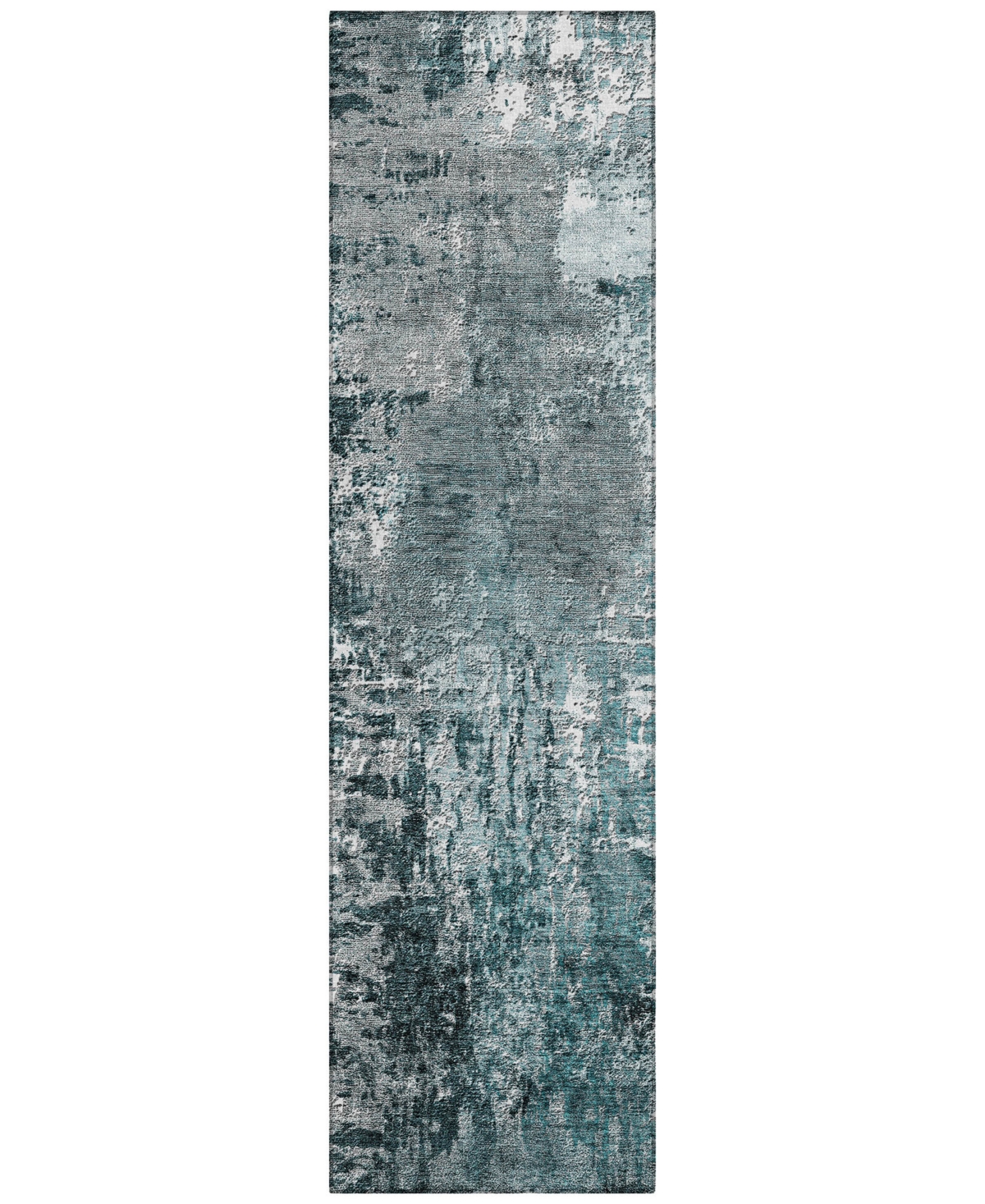 Addison Chantille Acn718 2'3"x7'6" Runner Area Rug In Teal