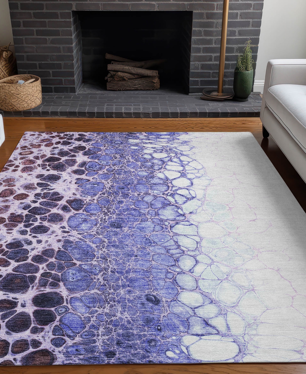 Addison Chantille Acn707 2'6"x3'10" Area Rug In Purple