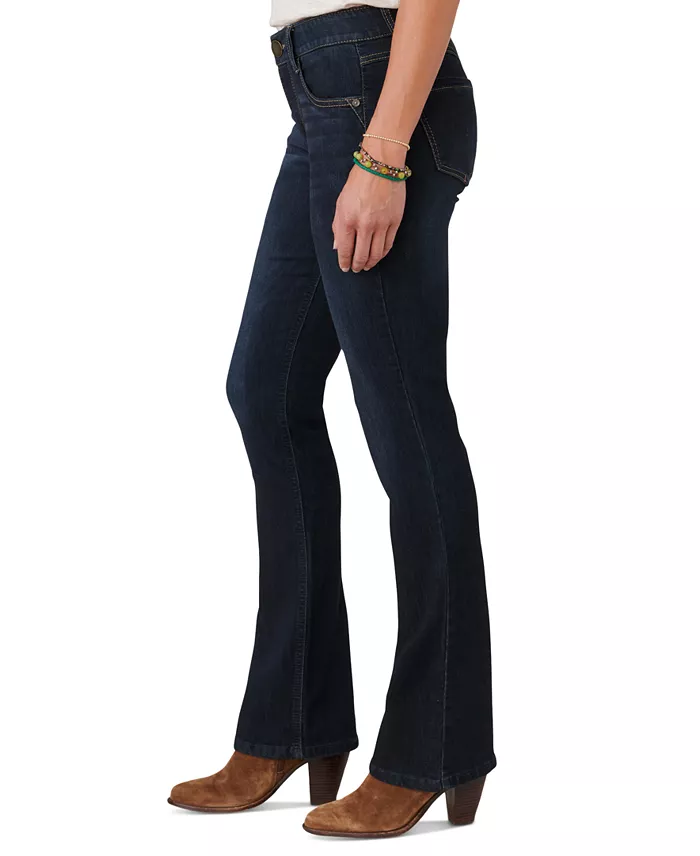 Petite "Ab"solution Luxe Touch Itty Bitty Bootcut Jeans - thumbnail 3