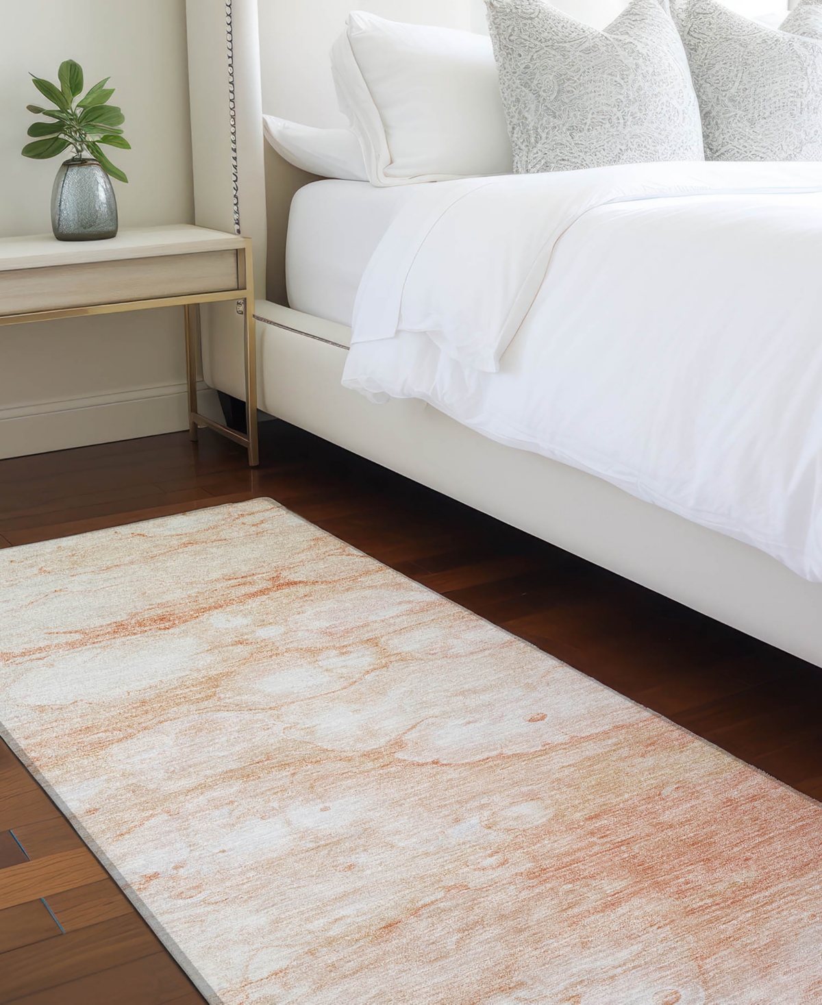 Addison Chantille Acn699 2'3"x7'6" Runner Area Rug In Coral