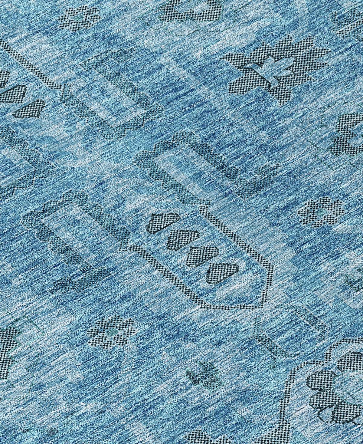 Addison Chantille Machine Washable Acn697 3'x5' Area Rug In Blue