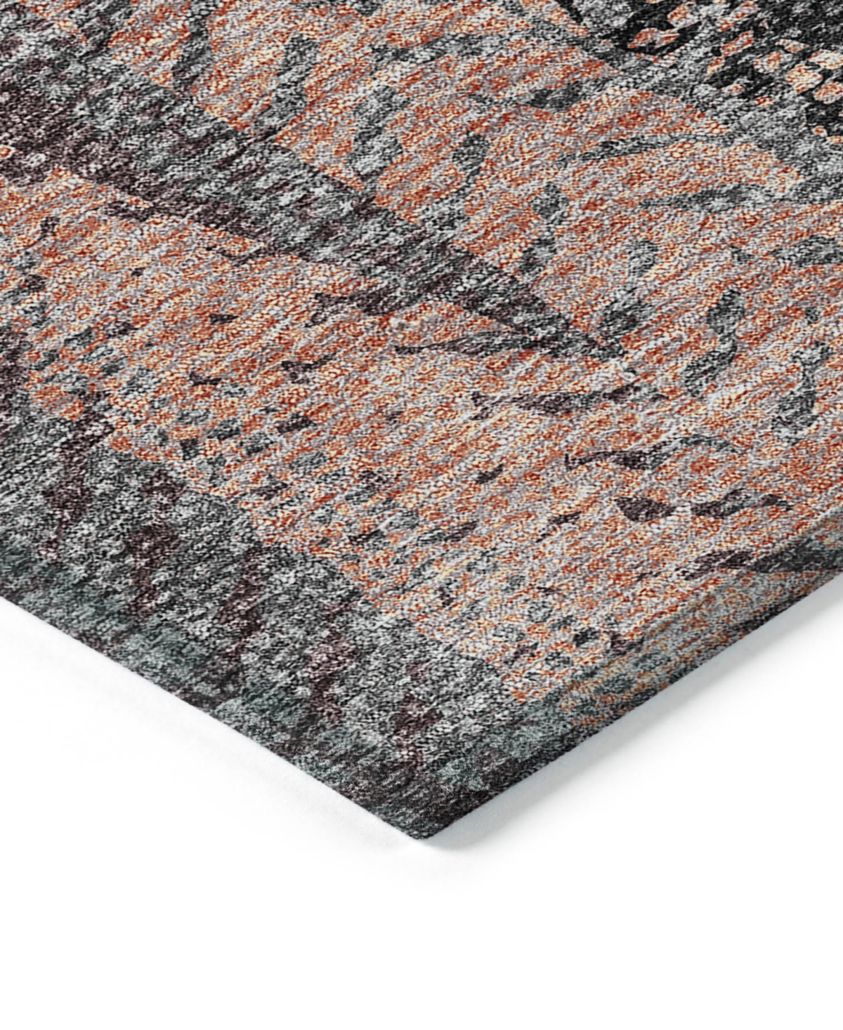 Addison Chantille Acn693 2'3"x7'6" Runner Area Rug In Terracotta