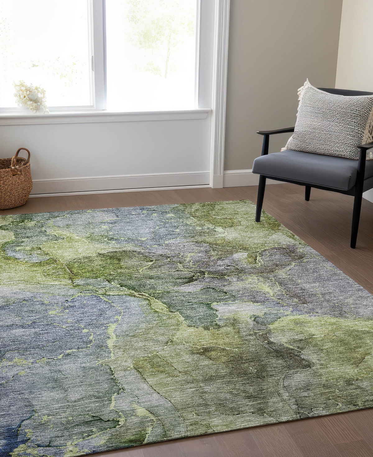 Addison Chantille Acn689 2'6"x3'10" Area Rug In Olive